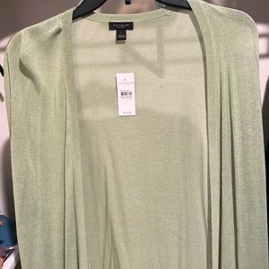 Light green cardigan- lightweight perfect for spring